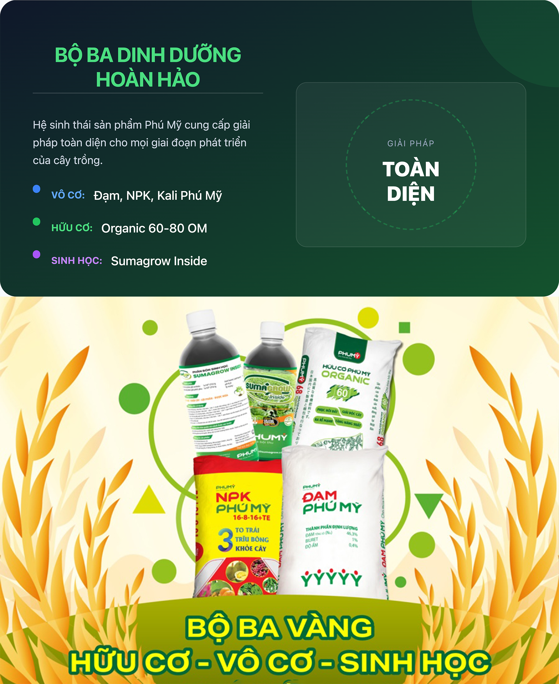 Hữu cơ Phú Mỹ: Giải pháp cho mùa vụ bền vững