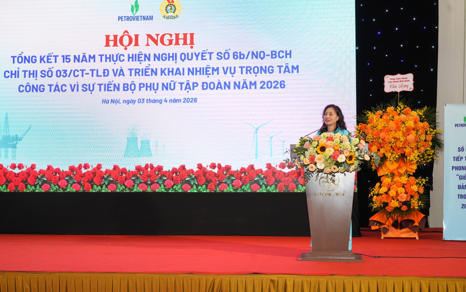 Để lực lượng nữ tiếp tục là điểm sáng trong hành trình phát triển Petrovietnam Để lực lượng nữ tiếp tục là điểm sáng trong hành trình phát triển Petrovietnam