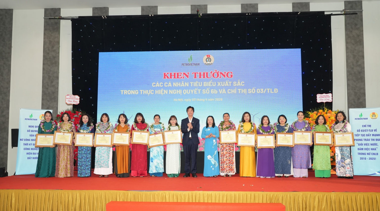 Để công tác nữ công tiếp tục là điểm sáng trong hành trình phát triển Petrovietnam Để lực lượng nữ tiếp tục là điểm sáng trong hành trình phát triển Petrovietnam