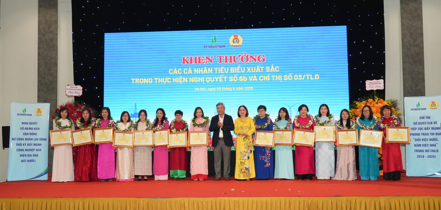 Để công tác nữ công tiếp tục là điểm sáng trong hành trình phát triển Petrovietnam Để lực lượng nữ tiếp tục là điểm sáng trong hành trình phát triển Petrovietnam