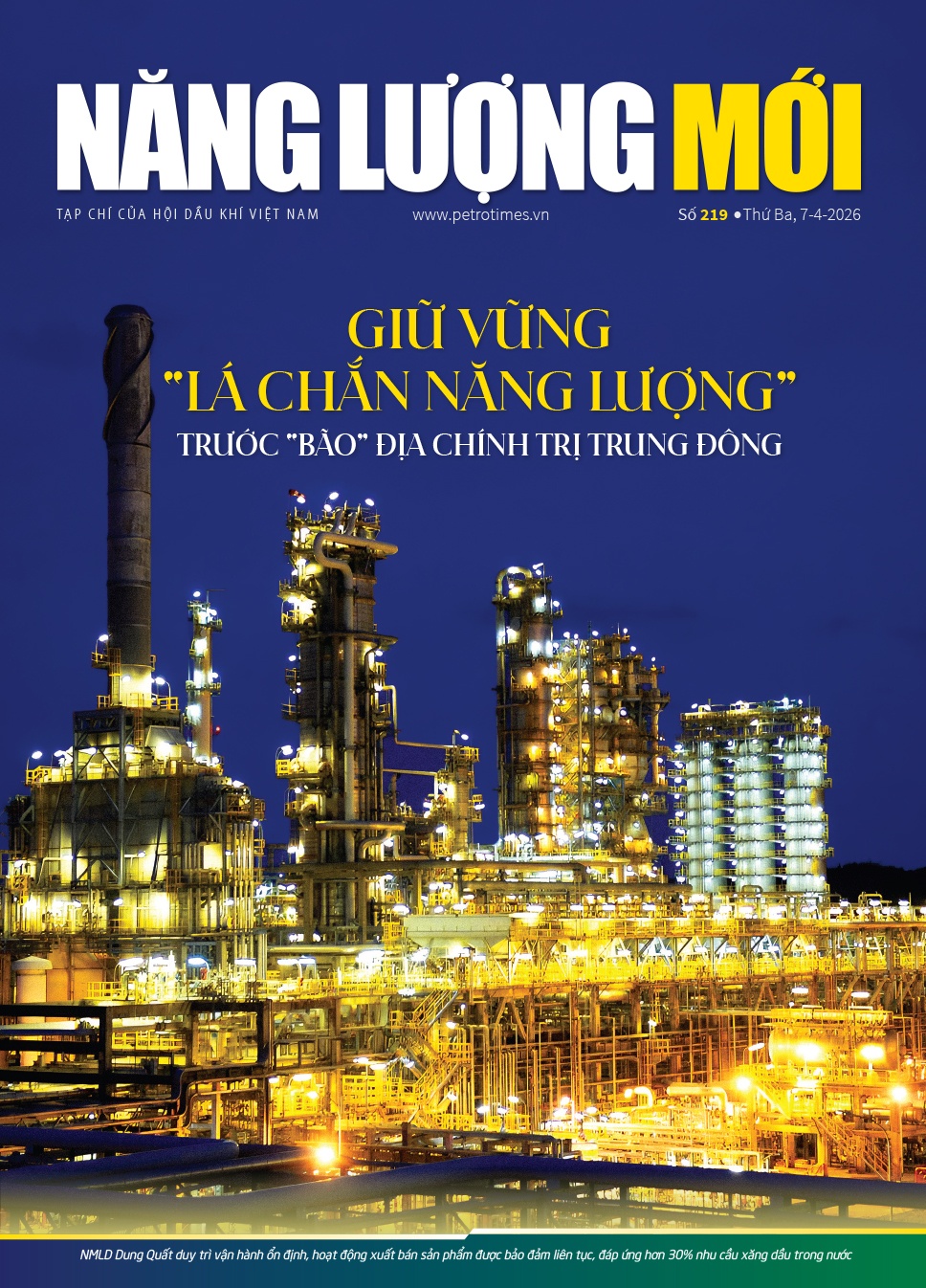 Đón đọc Tạp chí Năng lượng Mới số 219, phát hành thứ Ba ngày 7/4/2026 Đón đọc Tạp chí Năng lượng Mới số 219, phát hành thứ Ba ngày 7/4/2026