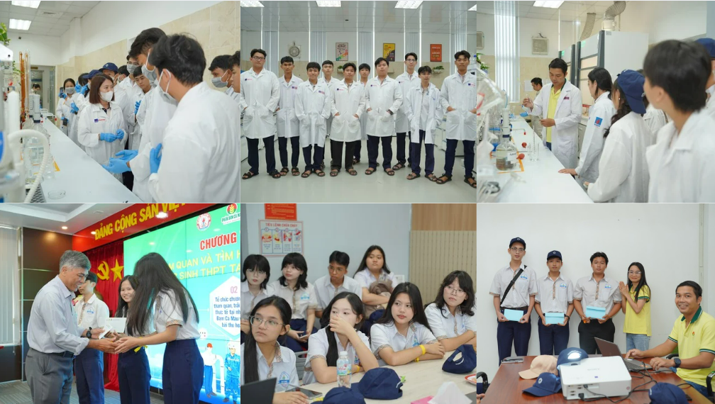 Hành trình bồi đắp tri thức của học sinh THPT tại Nhà máy Đạm Cà Mau Hành trình bồi đắp tri thức của học sinh THPT tại Nhà máy Đạm Cà Mau