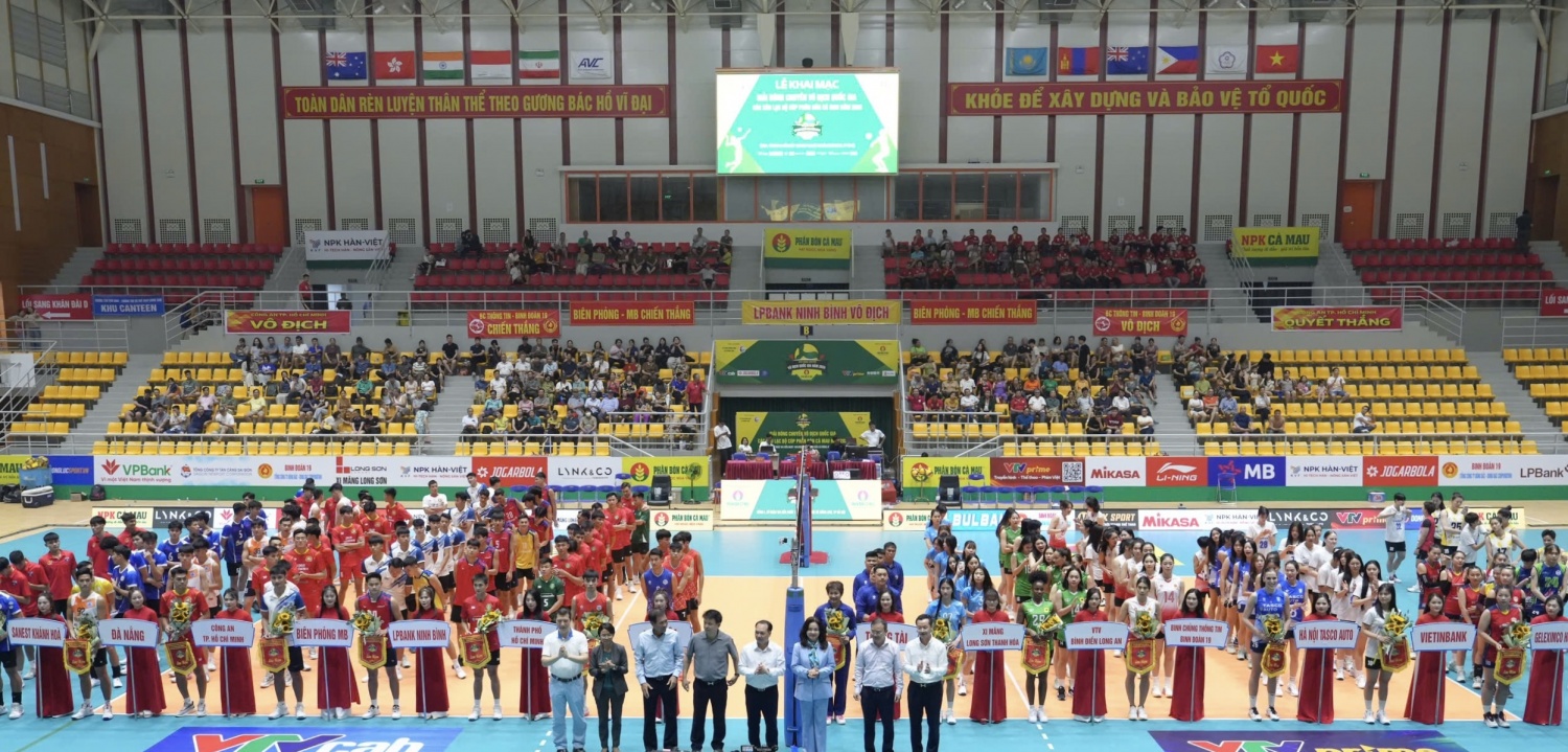 Phân bón Cà Mau tiếp lửa đam mê tại Giải Bóng chuyền Vô địch Quốc gia 2026