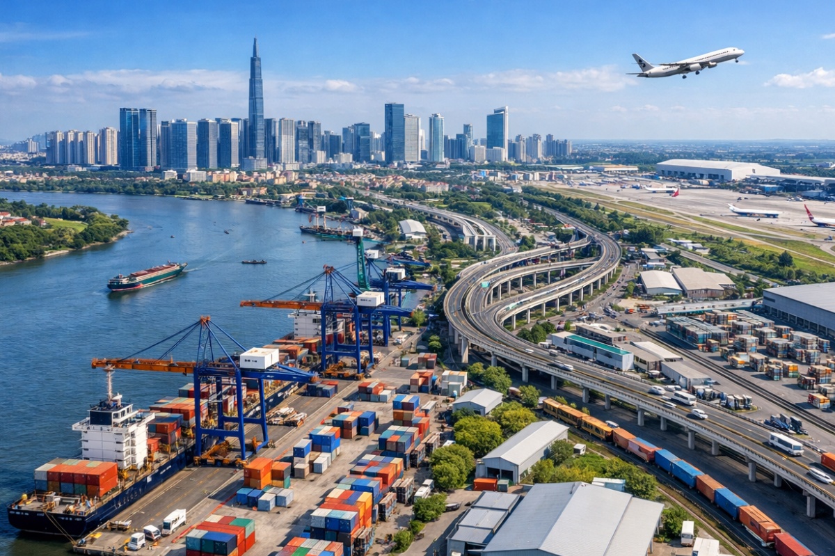TP HCM với tầm nhìn trở thành trung tâm logistics hàng đầu khu vực