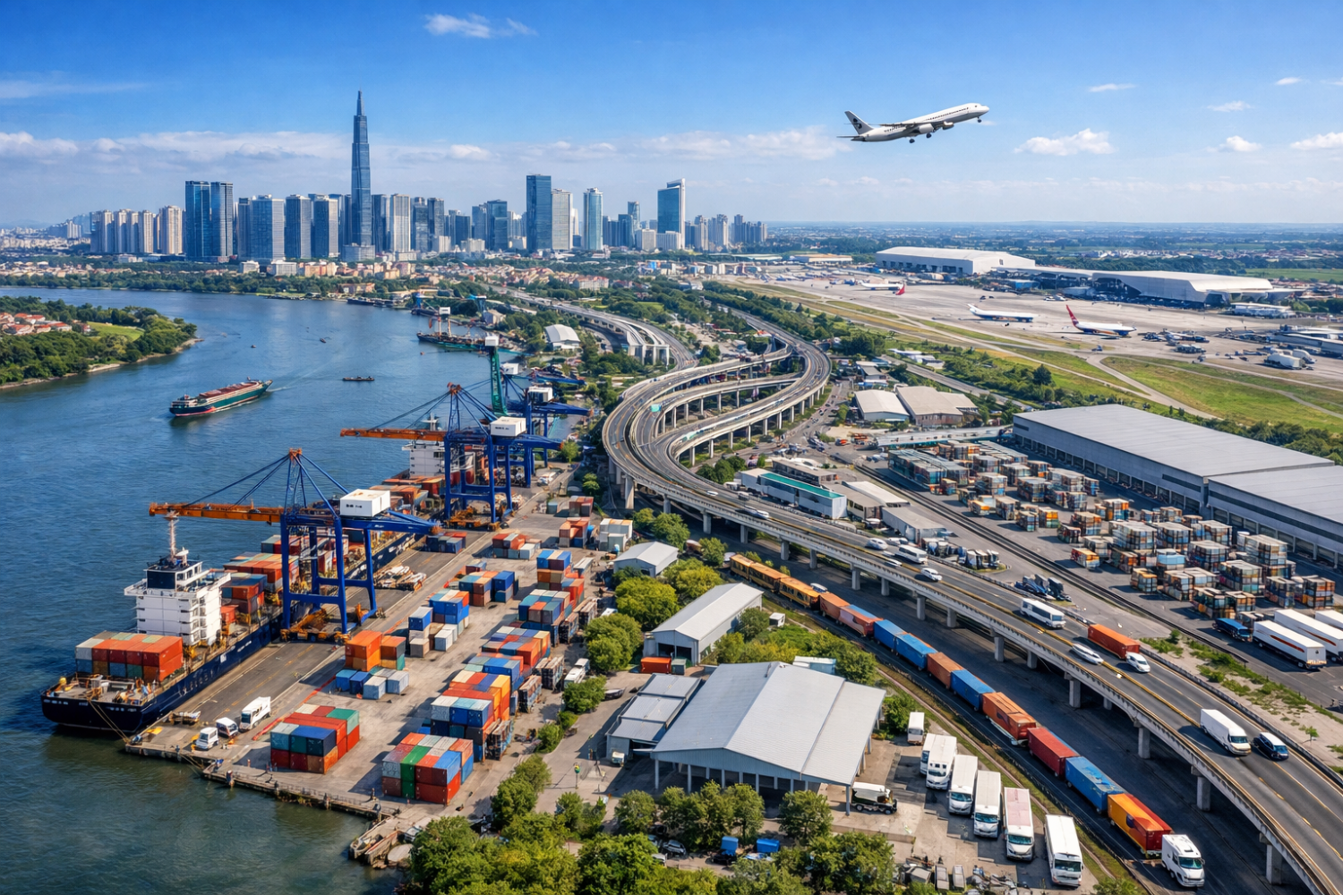 TP HCM với tầm nhìn trở thành trung tâm logistics hàng đầu khu vực