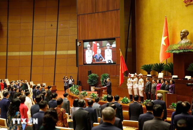 Lễ tuyên thệ nhậm chức của Thủ tướng Chính phủ Lê Minh Hưng