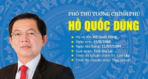 [Infographic] Tiểu sử tóm tắt Phó Thủ tướng Chính phủ Hồ Quốc Dũng