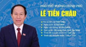 [Infographic] Tiểu sử tóm tắt Phó Thủ tướng Chính phủ Lê Tiến Châu