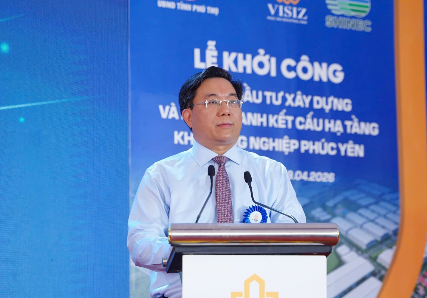 Liên danh VISIZ – SHINEC khởi công KCN Phúc Yên thu hút vốn đầu tư xanh tại Phú Thọ