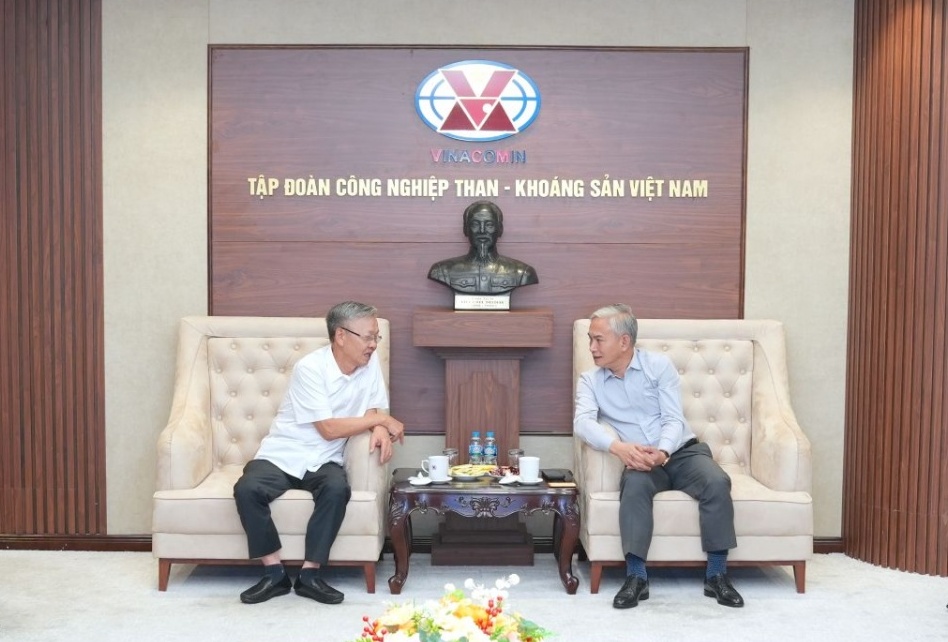 TKV cùng Công ty CP Muối Vĩnh Hảo thảo luận về địa điểm xây dựng Nhà máy điện phân nhôm