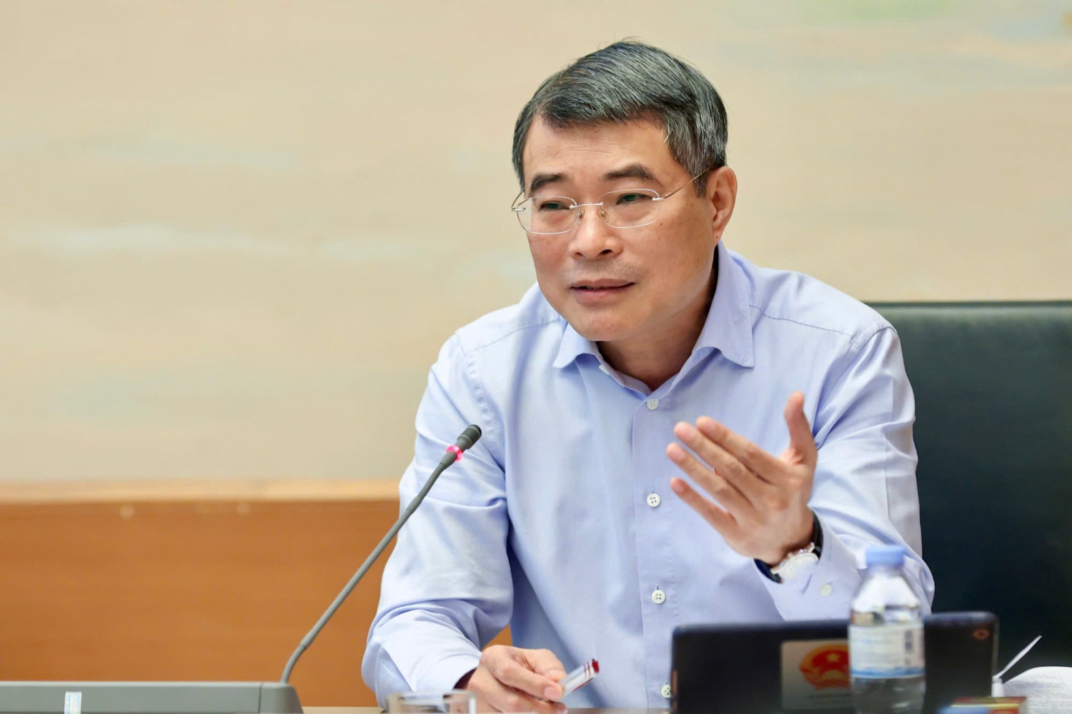 Thủ tướng Chính phủ Lê Minh Hưng phát biểu tại thảo luận ở tổ về nội dung phát triển kinh tế-xã hội - Ảnh: VGP/Nhật Bắc Thủ tướng Chính phủ Lê Minh Hưng phát biểu tại thảo luận ở tổ về nội dung phát triển kinh tế-xã hội - Ảnh: VGP/Nhật Bắc