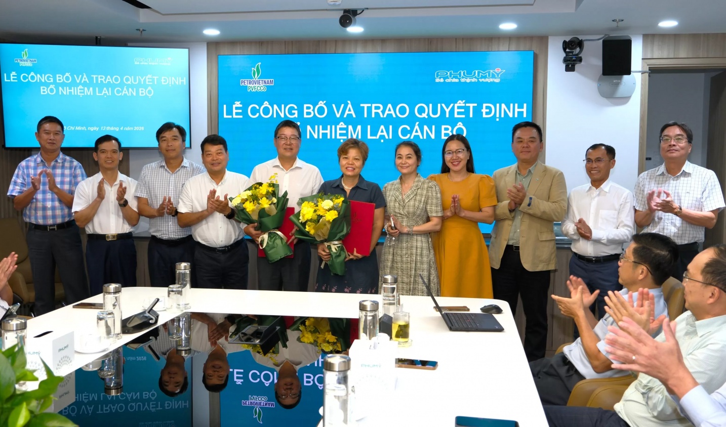 PetroVietnam fertilizer and chemicals corporation (Phu My) reappoints two Deputy General Directors