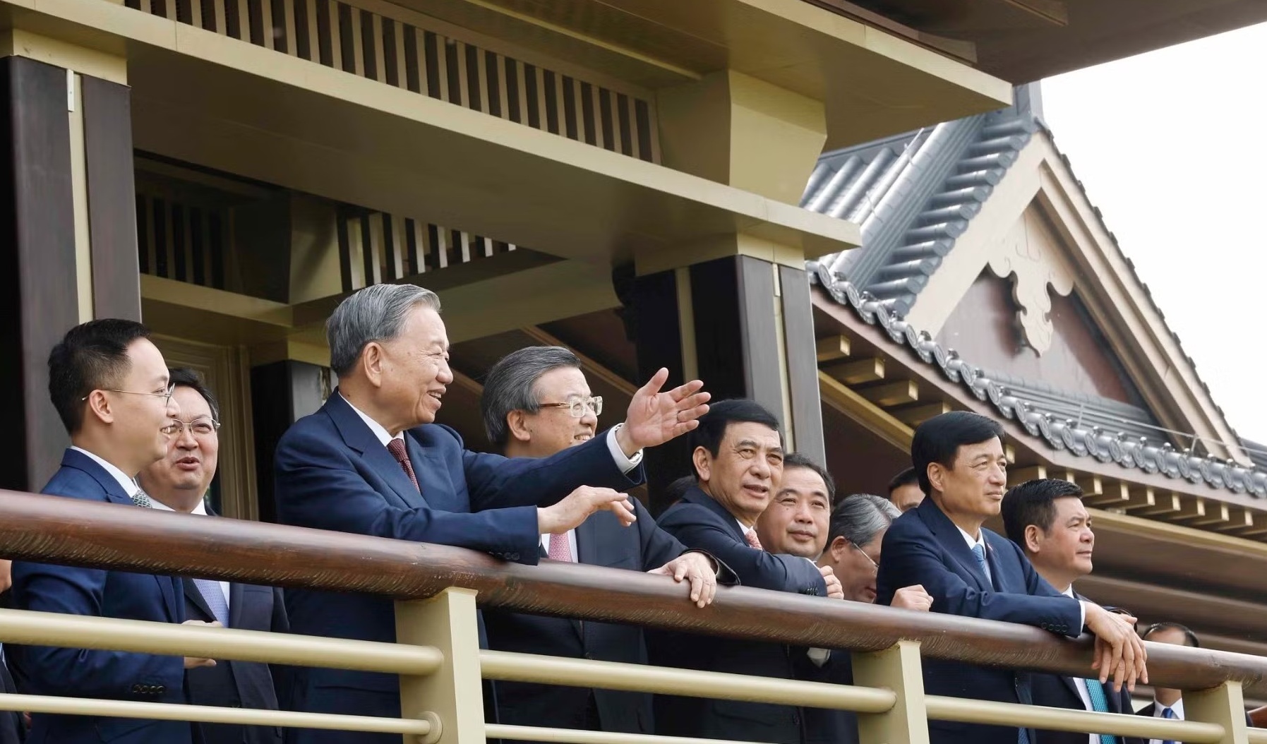 [Ảnh] Tổng Bí thư, Chủ tịch nước Tô Lâm khảo sát tại Khu khởi động của thành phố Hùng An (Trung Quốc)