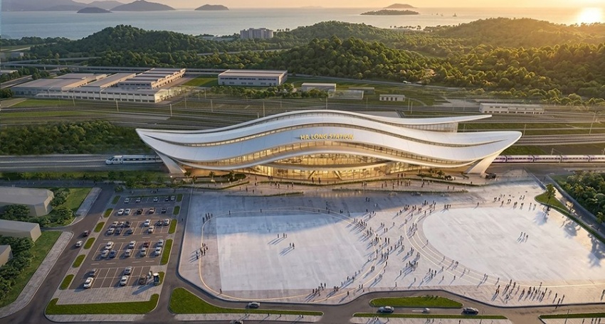 Khởi công đường sắt tốc độ cao Hà Nội - Quảng Ninh: Đường băng hạ tầng đưa Vinhomes Global Gate Hạ Long cất cánh Khởi công đường sắt tốc độ cao Hà Nội - Quảng Ninh: Đường băng hạ tầng đưa Vinhomes Global Gate Hạ Long cất cánh