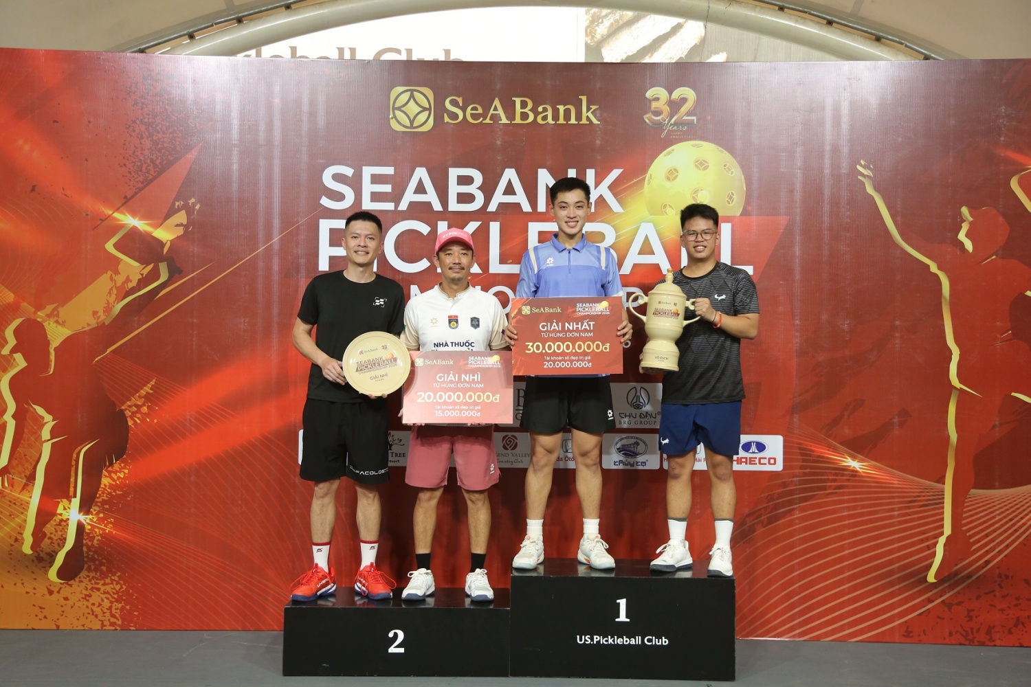 SeABank Pickleball Championship 2026: Hơn 400 VĐV tranh tài, gây quỹ từ thiện gần 620 triệu đồng cho giáo dục và môi trường