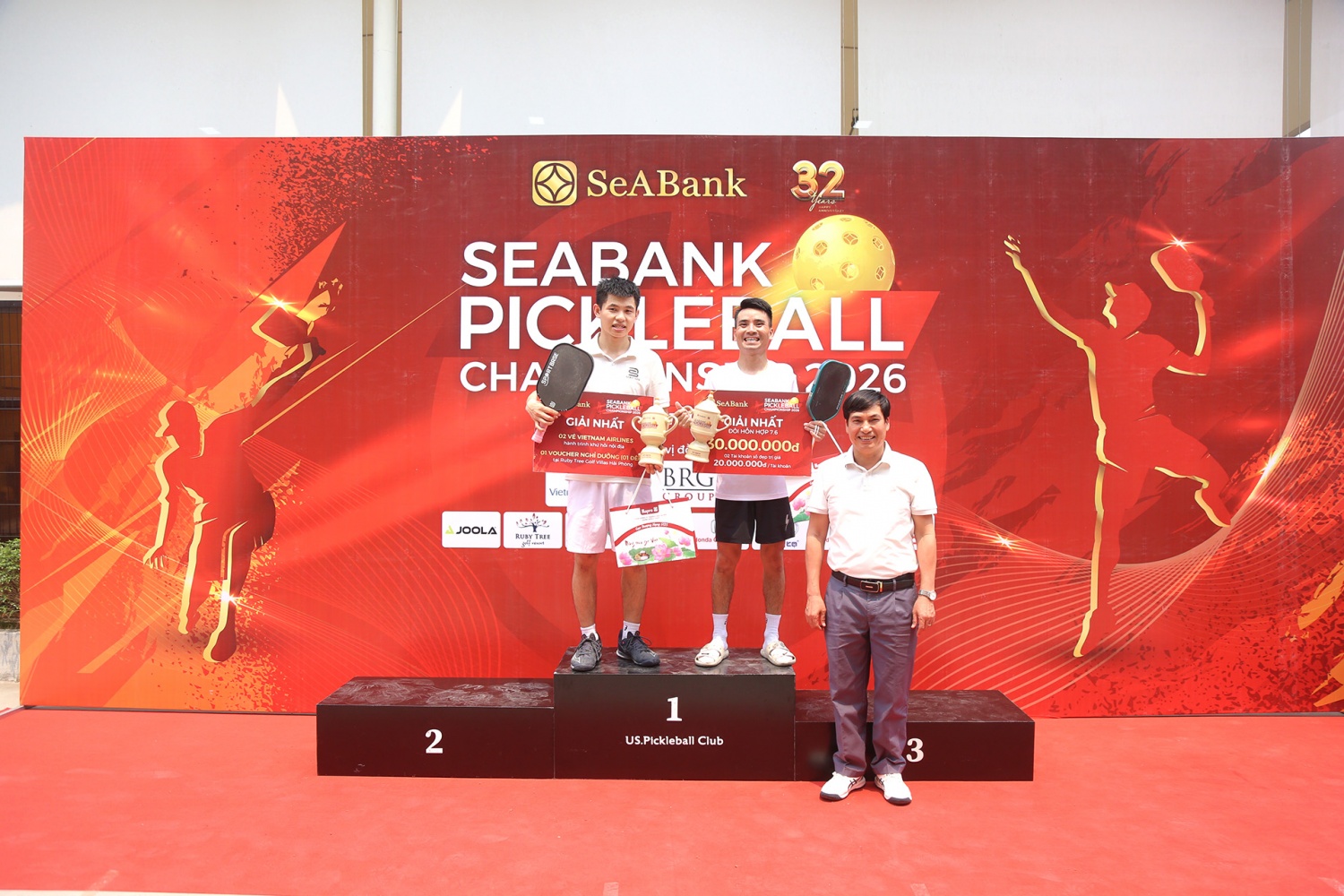 SeABank Pickleball Championship 2026: Hơn 400 VĐV tranh tài, gây quỹ từ thiện gần 620 triệu đồng cho giáo dục và môi trường