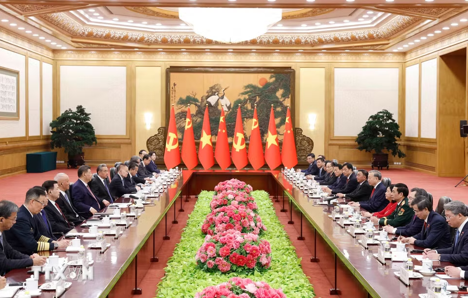 Tổng Bí thư, Chủ tịch nước Tô Lâm hội đàm với Tổng Bí thư, Chủ tịch Trung Quốc Tập Cận Bình Tổng Bí thư, Chủ tịch nước Tô Lâm hội đàm với Tổng Bí thư, Chủ tịch Trung Quốc Tập Cận Bình