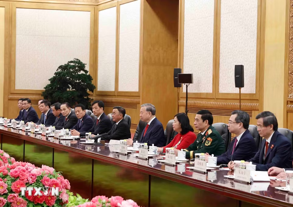 Tổng Bí thư, Chủ tịch nước Tô Lâm hội đàm với Tổng Bí thư, Chủ tịch Trung Quốc Tập Cận Bình Tổng Bí thư, Chủ tịch nước Tô Lâm hội đàm với Tổng Bí thư, Chủ tịch Trung Quốc Tập Cận Bình