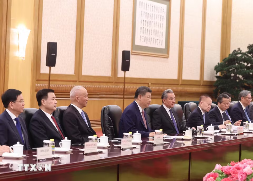 Tổng Bí thư, Chủ tịch nước Tô Lâm hội đàm với Tổng Bí thư, Chủ tịch Trung Quốc Tập Cận Bình Tổng Bí thư, Chủ tịch nước Tô Lâm hội đàm với Tổng Bí thư, Chủ tịch Trung Quốc Tập Cận Bình