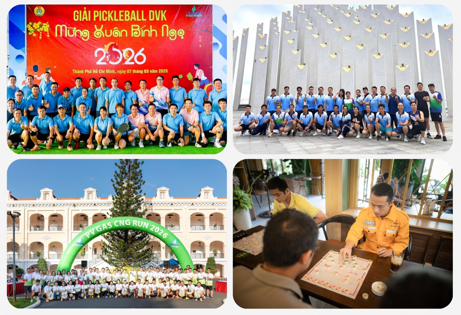 Các hoạt động thể dục thể thao góp phần nâng cao sức khỏe và đời sống tinh thần cho CBCNV – NLĐ PV GAS Các hoạt động thể dục thể thao góp phần nâng cao sức khỏe và đời sống tinh thần cho CBCNV – NLĐ PV GAS