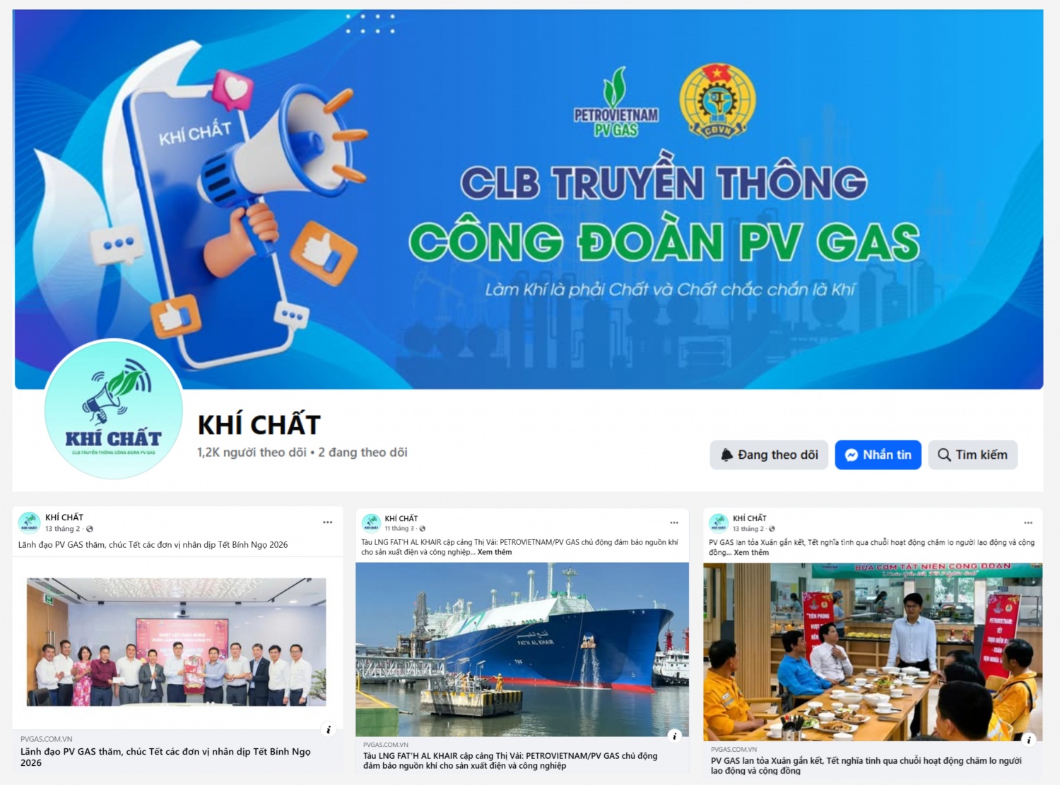 Hoạt động truyền thông Công đoàn tiếp tục phát huy hiệu quả với trang “Khí chất” Hoạt động truyền thông Công đoàn tiếp tục phát huy hiệu quả với trang “Khí chất”