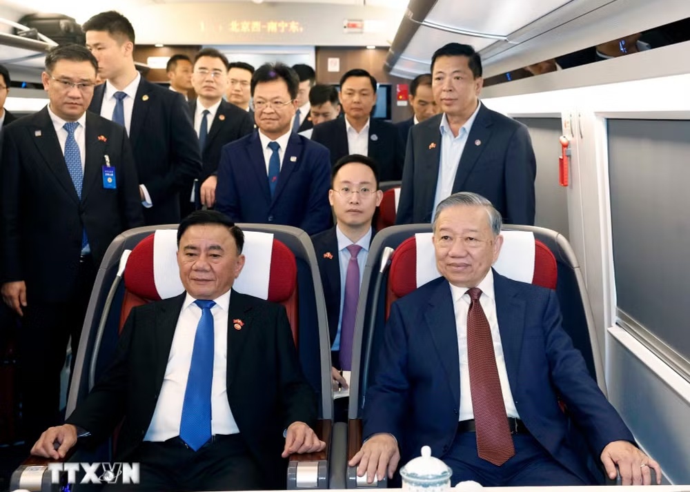 Tổng Bí thư, Chủ tịch nước Tô Lâm tới thăm Nam Ninh (Trung Quốc)