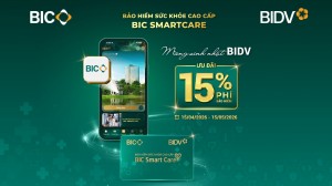 BIC giảm 15% phí bảo hiểm sức khỏe cao cấp chào mừng ngày thành lập BIDV