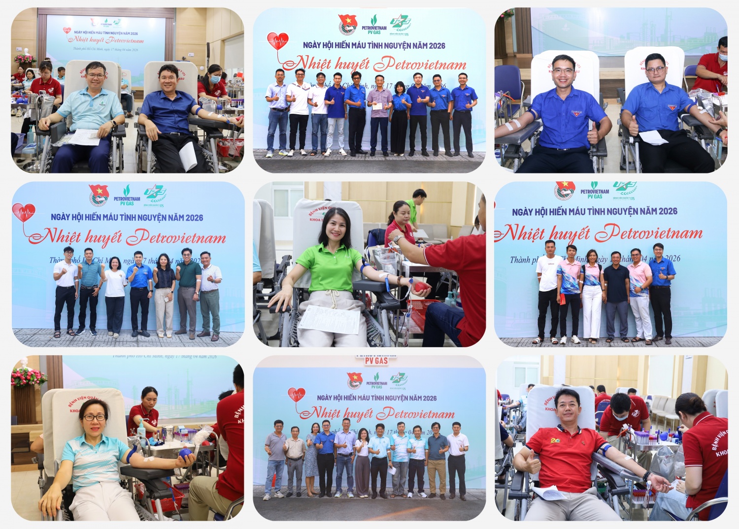 Ngày hội ghi nhận sự tham gia tích cực của đông đảo CBCNV, ĐVTN với hơn 200 đơn vị máu được tiếp nhận