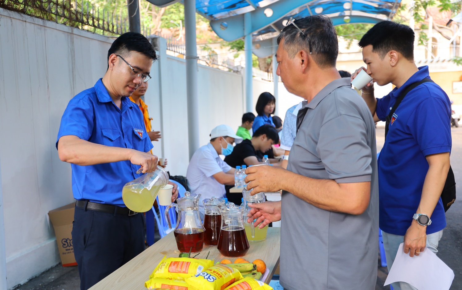 ĐVTN PV GAS tích cực hỗ trợ công tác chuẩn bị cho chương trình