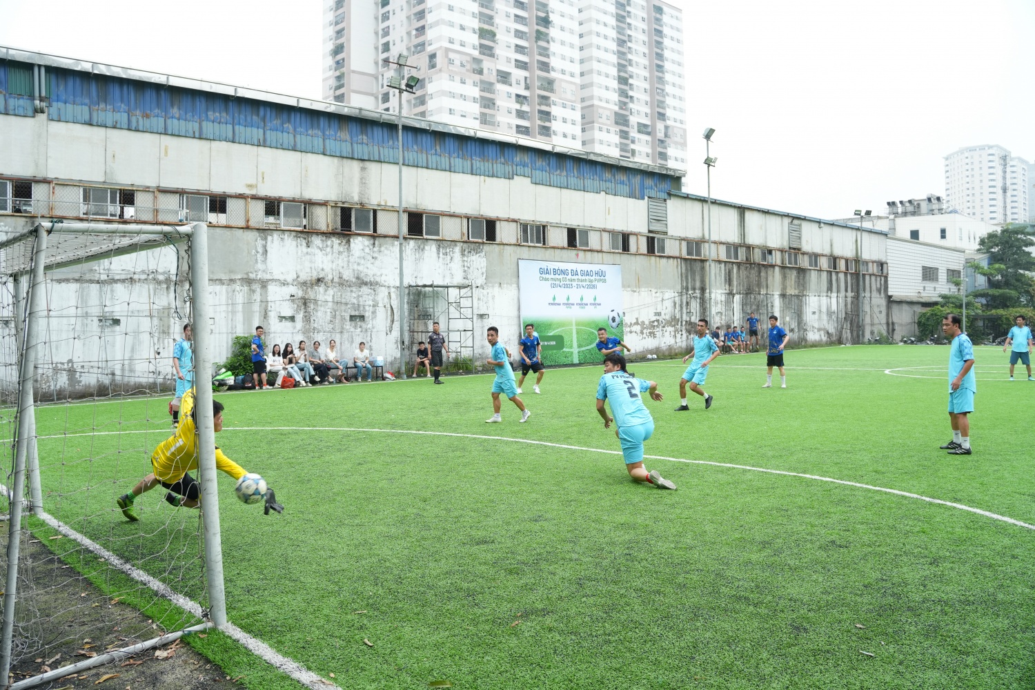 Giải giao hữu bóng đá chào mừng 3 năm thành lập PVPGB: Sôi nổi, gắn kết và giàu ý nghĩa