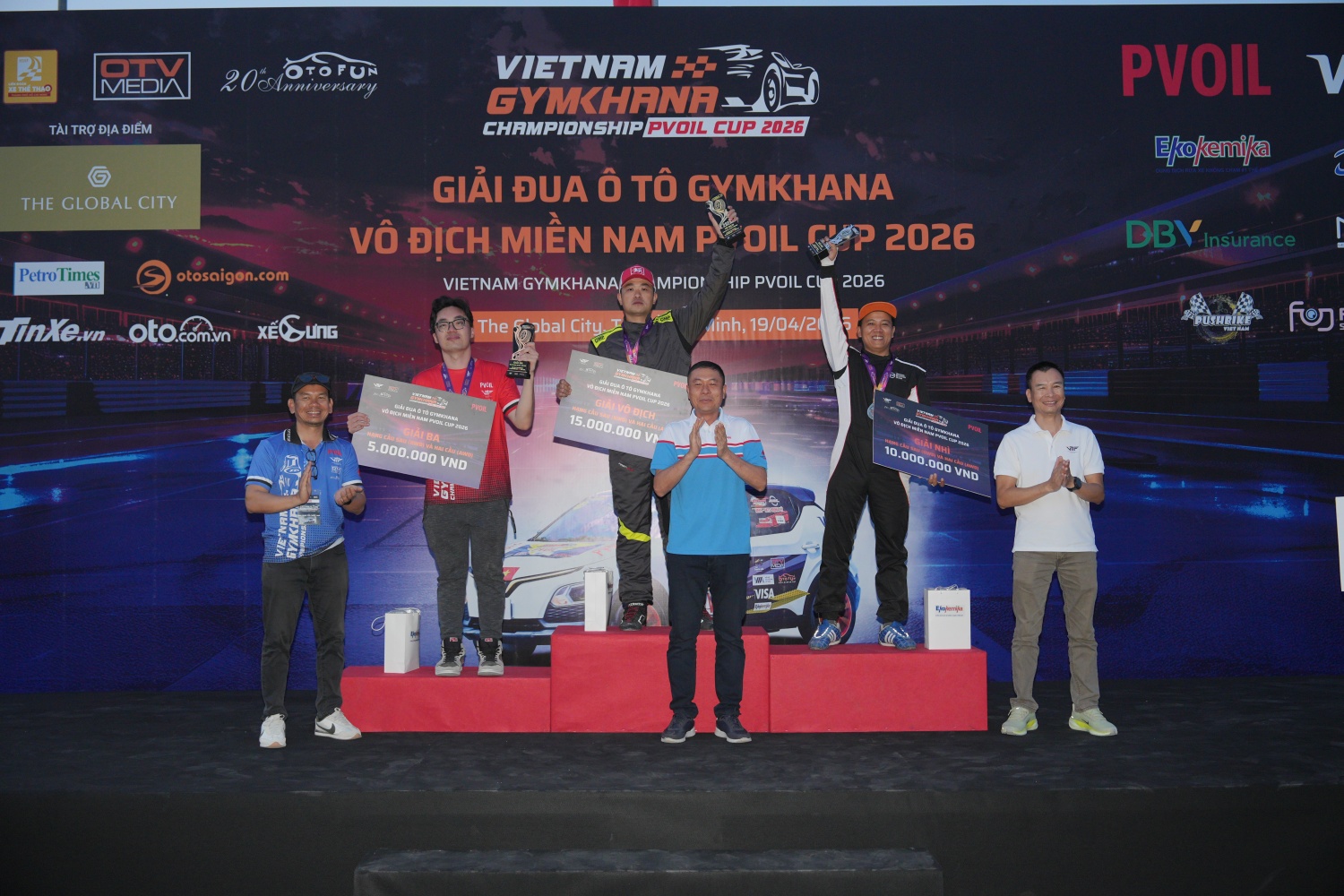 Bế mạc Giải đua ô tô Gymkhana Vô địch Miền Nam PVOIL Cup 2026