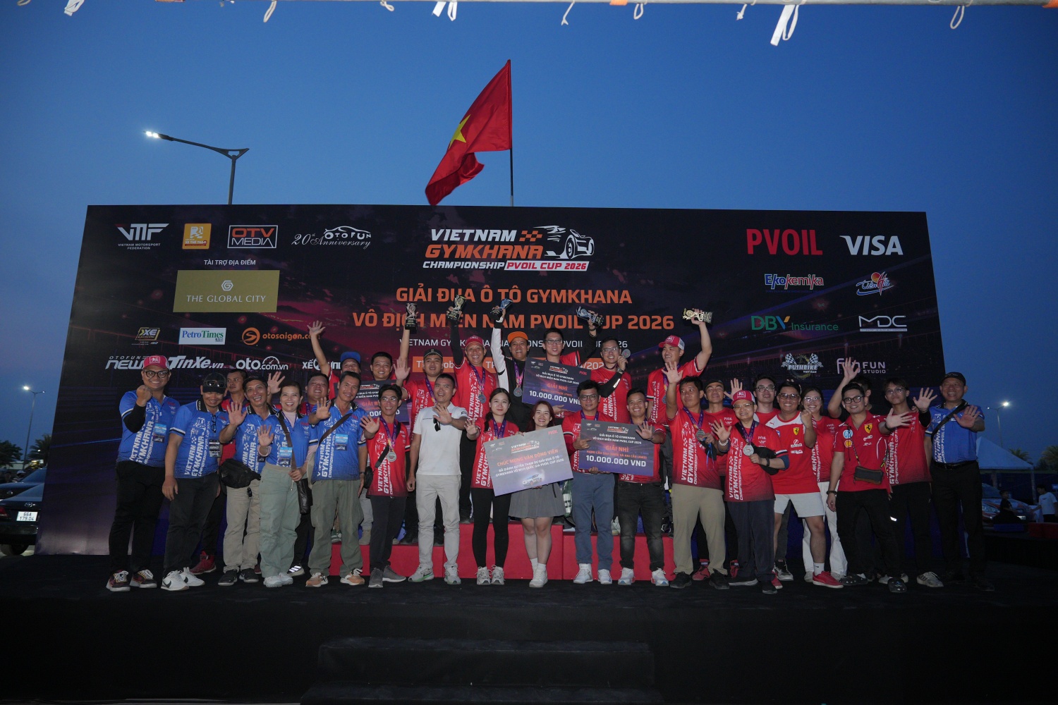 Bế mạc Giải đua ô tô Gymkhana Vô địch Miền Nam PVOIL Cup 2026