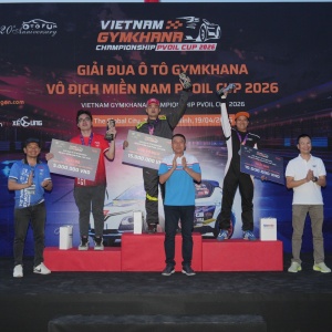 Bế mạc Giải đua ô tô Gymkhana Vô địch Miền Nam PVOIL Cup 2026