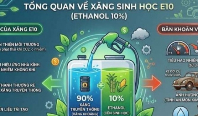 [VIDEO] Xăng E10 có gây “hại động cơ” như lời đồn?