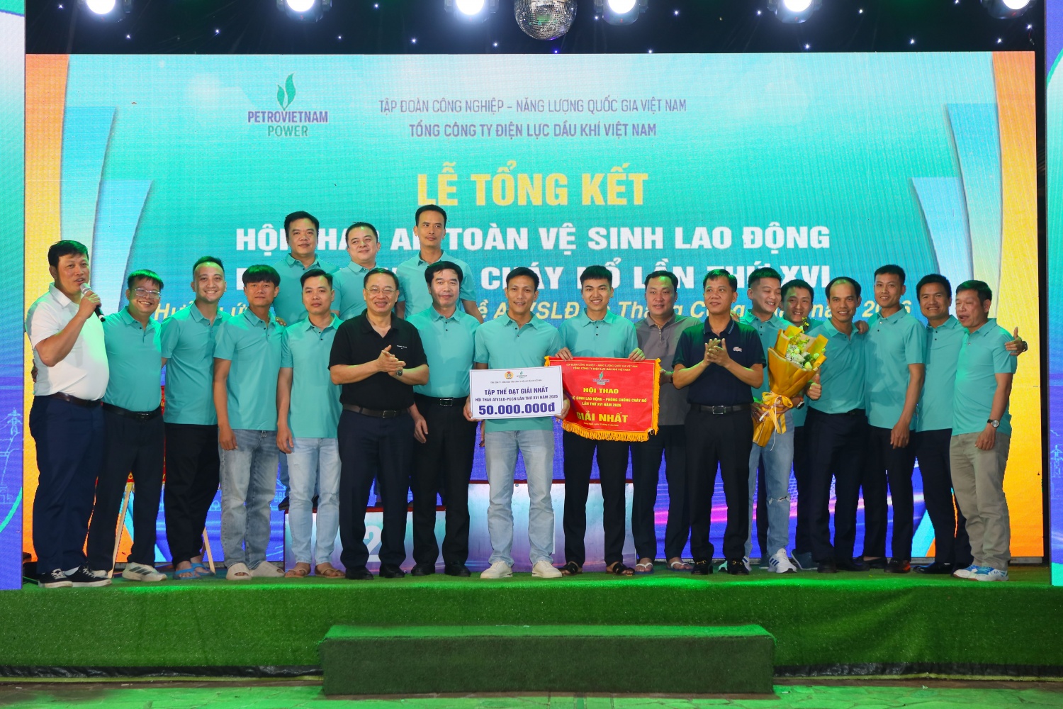 Sôi động và kịch tính tại hội thao ATVSLĐ, PCCN lần thứ XVI của PV Power