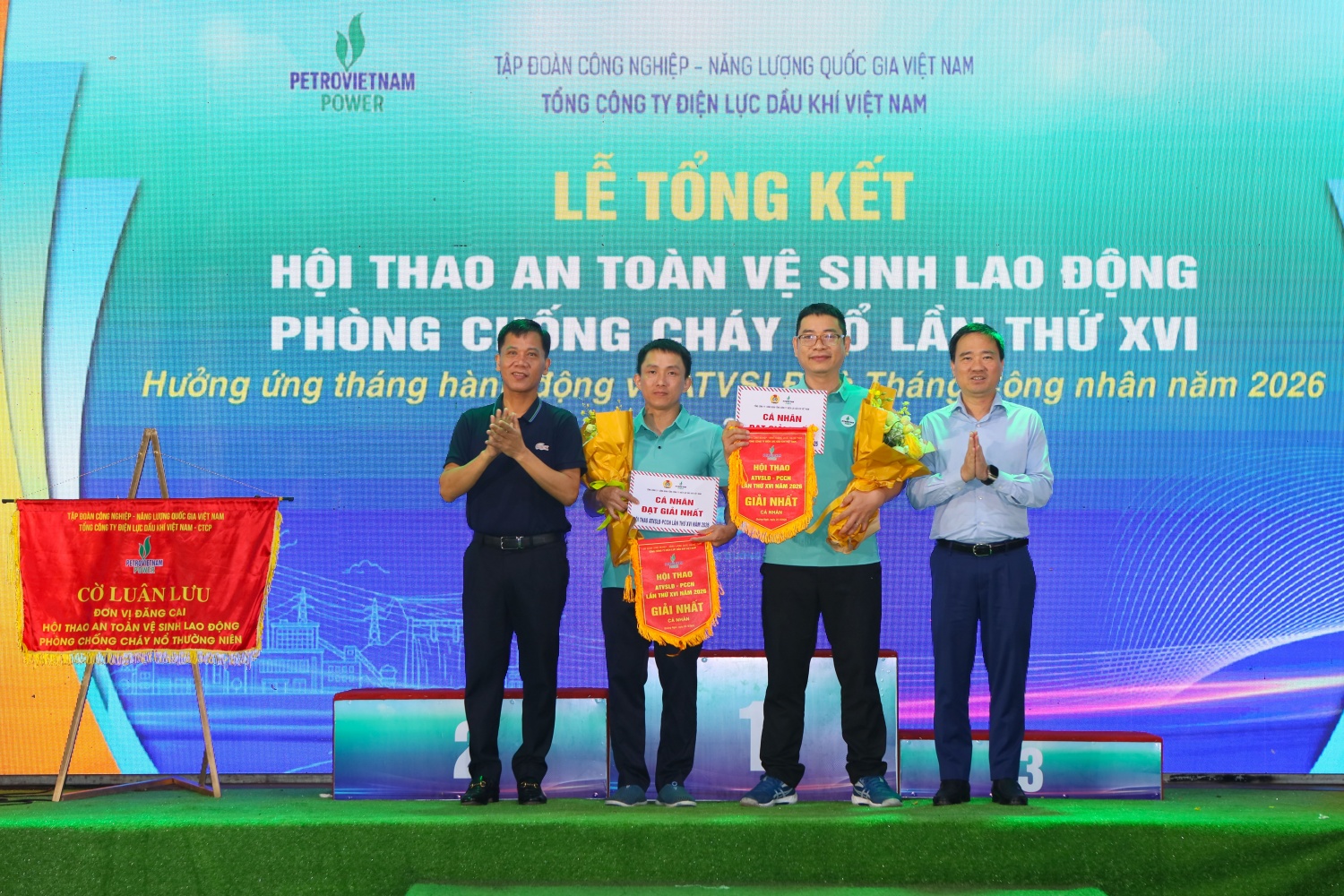 Sôi động và kịch tính tại hội thao ATVSLĐ, PCCN lần thứ XVI của PV Power