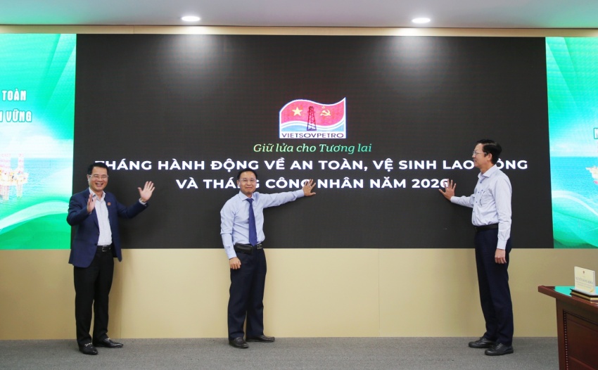 Vietsovpetro phát động Tháng hành động về ATVSLĐ và Tháng Công nhân năm 2026
