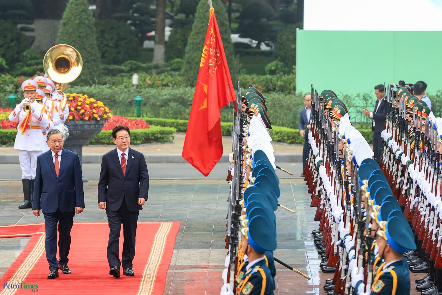 Lễ đón chính thức Tổng thống Hàn Quốc Lee Jae Myung và Phu nhân tại Hà Nội