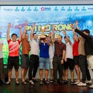 Sôi nổi Giải bóng đá giao hữu PVI mở rộng 2026