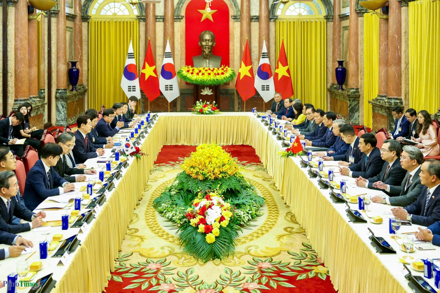 Tổng Bí thư, Chủ tịch nước Tô Lâm hội đàm với Tổng thống Hàn Quốc Lee Jae Myung