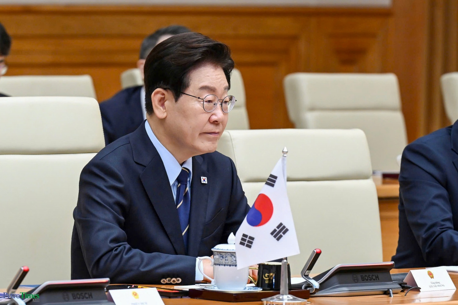 Thủ tướng Lê Minh Hưng hội kiến Tổng thống Hàn Quốc