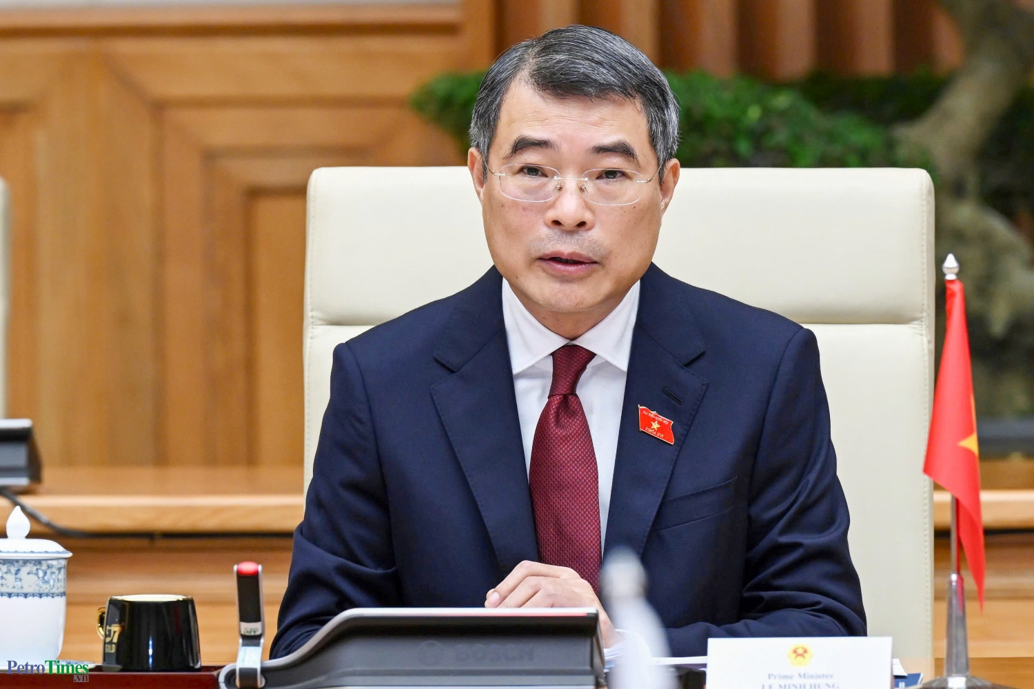 Thủ tướng Lê Minh Hưng hội kiến Tổng thống Hàn Quốc