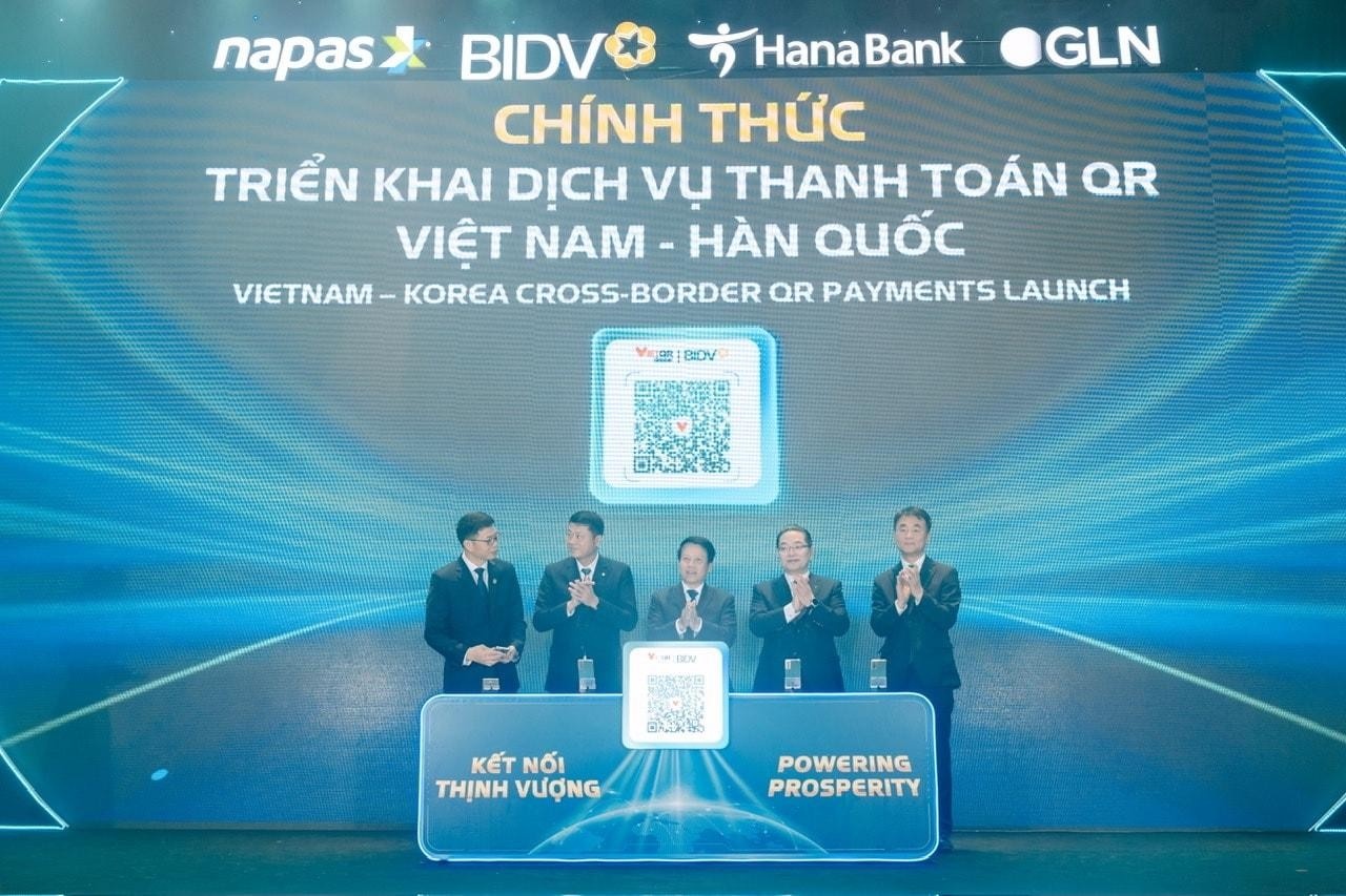 BIDV, Hana Bank và các đối tác triển khai dịch vụ thanh toán QR Việt - Hàn