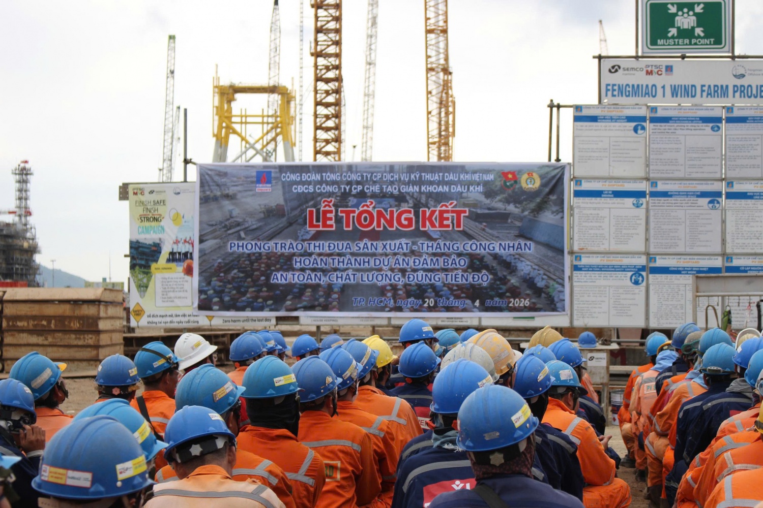 PV Shipyard tổng kết thi đua sản xuất, khen thưởng các tập thể, cá nhân tiêu biểu