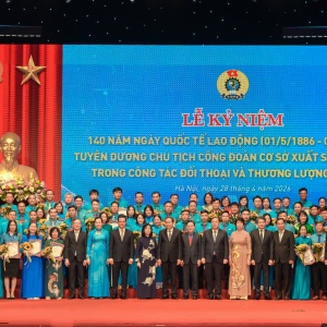 Hai chủ tịch công đoàn cơ sở Petrovietnam được tuyên dương toàn quốc về đối thoại, thương lượng tập thể