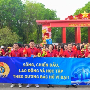 [Chùm ảnh] Công đoàn Petrovietnam ghi dấu ấn tại Lễ kỷ niệm 140 năm Ngày Quốc tế Lao động