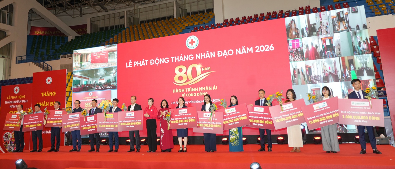 Petrovietnam ủng hộ 20 tỷ đồng hưởng ứng Tháng Nhân đạo 2026