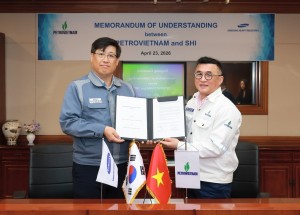 Petrovietnam và Samsung Heavy Industries Co., Ltd. (SHI) ký kết Biên bản ghi nhớ hợp tác