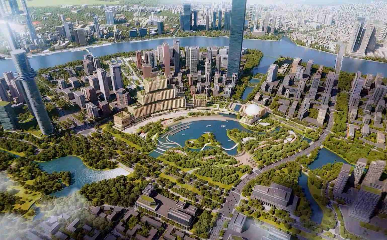 Diện mạo Quảng trường và Trung tâm hành chính mới TP HCM trong tương lai