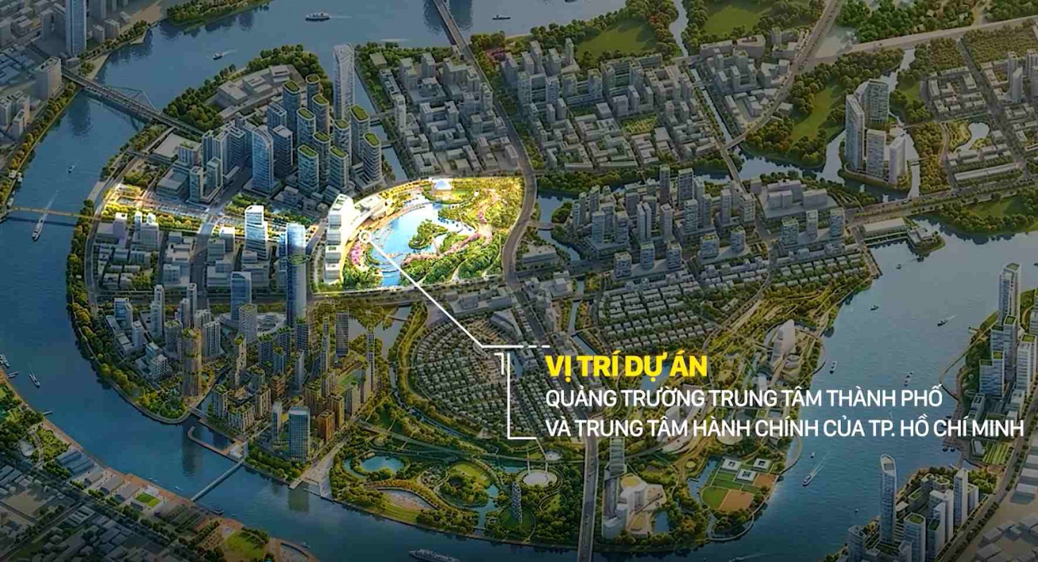 Diện mạo Quảng trường và Trung tâm hành chính mới TP HCM trong tương lai